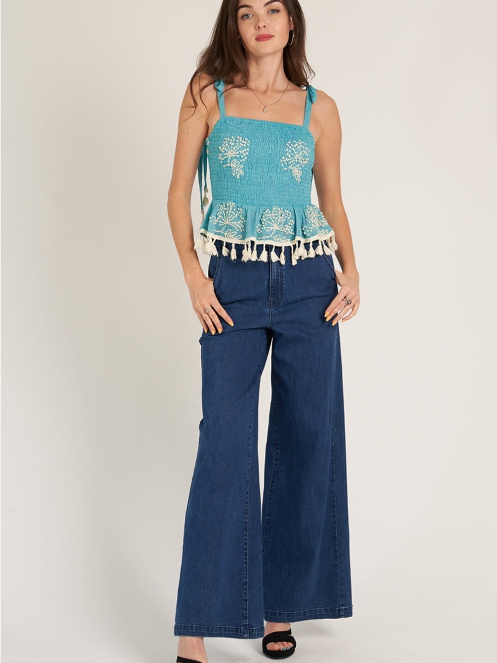 Bluebell Shoulder Tie Top
